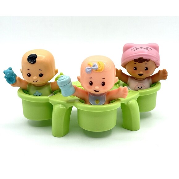 Fisher-Price Other - Fisher Price Little People Babies Figures Accessories Toys Lot Triplets